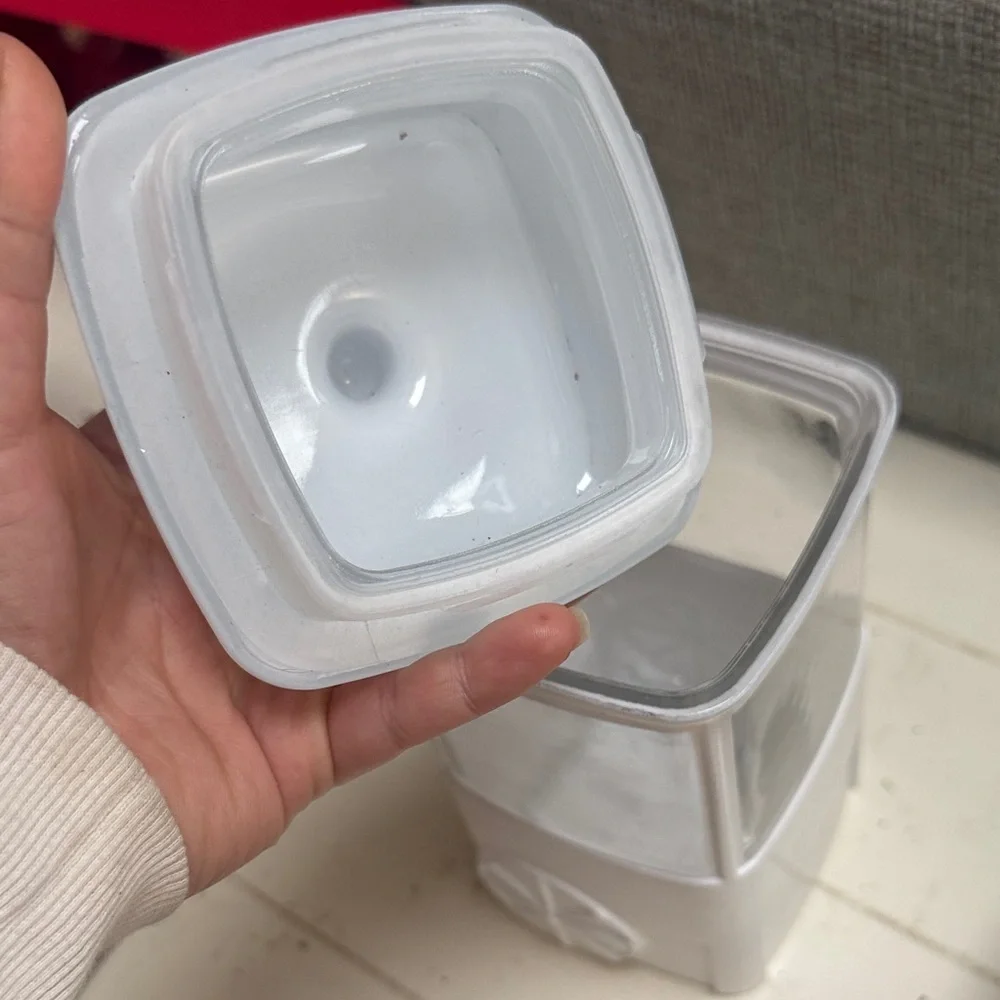 Valentine White and Red Decorative Container